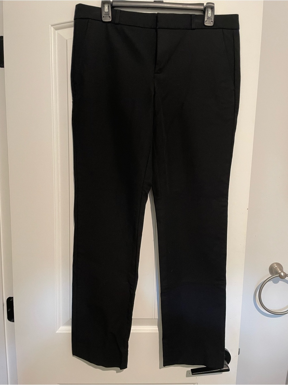 Banana Republic RYAN Black Straight-Leg Dress Pants. Women’s size 10L